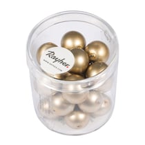 Perles Renaissance dépolie or 12mm x  perles 