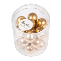 Perles Renaissance or 12 mm x perles