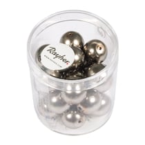 Perles Renaissance taupe 12 mm
