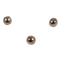 Perles Renaissance taupe 4 mm x perles