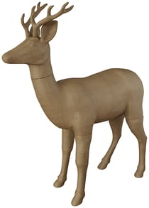 Renne en papier mâché XL 101x40x1cm