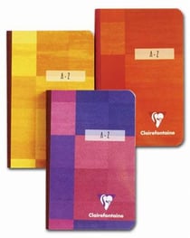 Repertoire broché 14.8x21cm 92 pages 90g carreaux 5x5mm coloris assortis