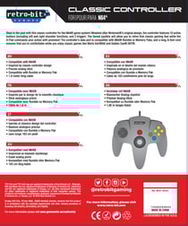 Manette Retro-Bit N64