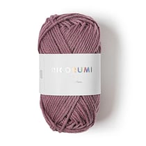 Pelote de fil à crocheter 100% coton - Rico Design - Ricorumi - Mauve 019