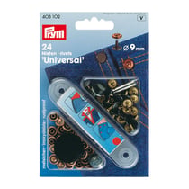 Boîte 24 rivets avec outil - 9 mm - bronze et cuivre