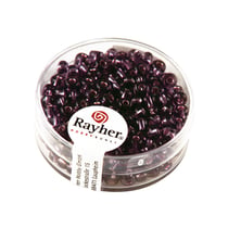 Perles de rocaille - 4 mm - violet