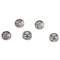 Perles de rocaille mix - grand trou - gris métal