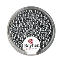 Perles de rocaille nacrées - 2.6 mm - 17 g - argent