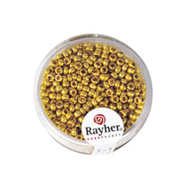 Perles de rocaille nacrées - 2.6 mm - 17 g - or