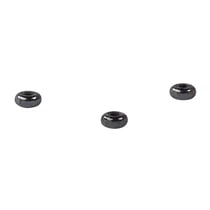 Perles de rocailles anthracite 3 mm