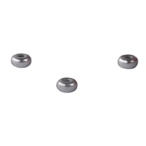 Perles de rocailles argent 4 mm