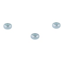 Perles de rocailles bleu tendre 4 mm