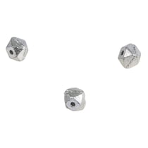 Perles de rocailles argent 4 mm