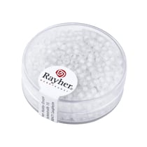 Perles de rocaille Arktis lustrées - 2.6 mm - blanc