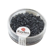 Perles de rocaille - 2 mm - 17 g - hématite rouge