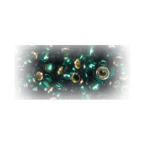 Perles de rocaille granit - 4 mm - émeraude 