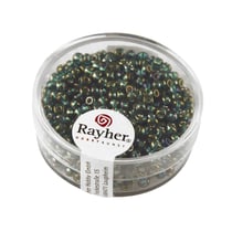 Perles de rocaille granit - 2.6 mm - émeraude