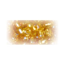 Perles de rocaille granit - 4 mm - jaune miel