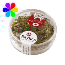 Perles rocailles papillon - avocat