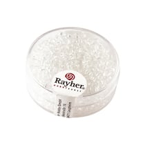 Perles de rocaille transparentes - 2.6 mm - cristal