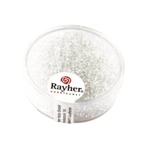 Perles de rocaille transparentes - 2 mm - cristal
