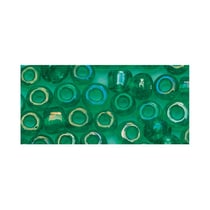 Perles de rocaille transparentes lustrées - 2mm - vert
