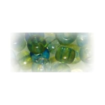 Perles de rocaille two tone - bleu lagon