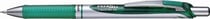 Stylo roller energel rétractable pointe fine vert
