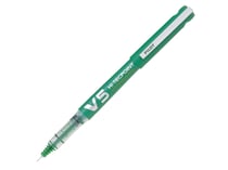 Stylo roller - Vert - V5 Rechargeable - Pointe fine - Pilot