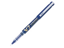 Stylo roller - Bleu - V7 Rechargeable - Pointe moyenne - Pilot