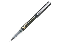 Stylo roller - Noir - V7 Rechargeable - Pointe moyenne - Pilot