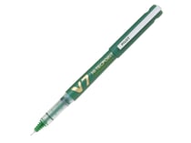 Stylo roller - Vert - V7 Rechargeable - Pointe moyenne - Pilot