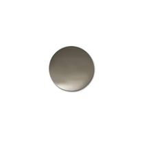24 ronds métal thermocollants argent