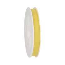 Ruban mousseline 10mm Jaune soleil