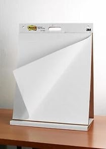 Table Top Post-it® bloc de 20 feuilles auto-adhésives blanches 50 x 58,4 cm