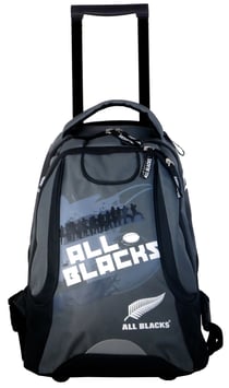 Sac à dos à roulettes - La Plume Dorée - All Blacks