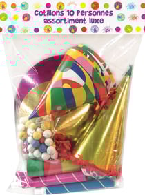Sachet cotillon luxe - 10 personnes