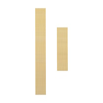20 tubes en laiton 10 cm / 20 cm - Cultura Collection 