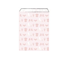 25 sachets en papier - Bébé - Rose
