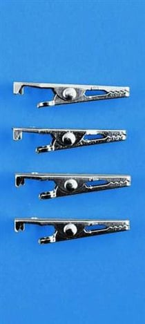 SACHET PINCES CROCO 35MM 4PCES SACHET PINCES CROCO 35MM 4PCES PLATINE