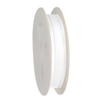 Ruban de satin 1.5 mm- Blanc - Vendu au décimètre