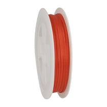 Ruban de satin 1.5 mm- Rouge- Vendu au décimètre