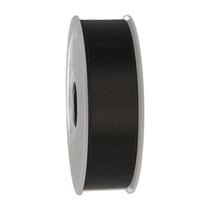 Ruban Satin Double-Face 25mm - Noir