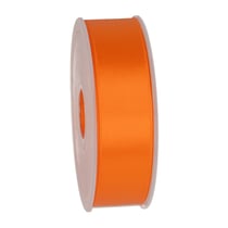 Ruban Satin Double-Face 25mm - Orange