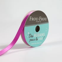 Bobinette Frou-Frou - 6 m x 6 mm - Satin double face - Camelia