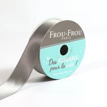 Bobinette Frou-Frou - 6 m x 16mm - Satin double face - Ciel d'orage