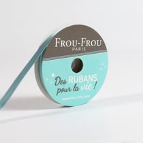 Bobinette Frou-Frou - 6 m x 6 mm - Satin double face - Eucalyptus