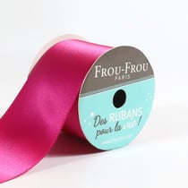 Bobinette Frou-Frou - 4 m x 38mm - Satin double face - Fushia