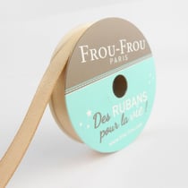 Bobinette Frou-Frou - 6 m x 9 mm - Satin double face - Galet