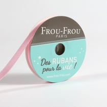 Bobinette Frou-Frou - 6 m x 6 mm - Satin double face - Petale de rose